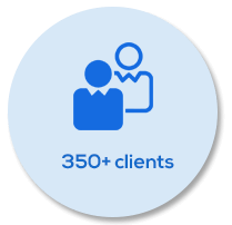 350+ Clients